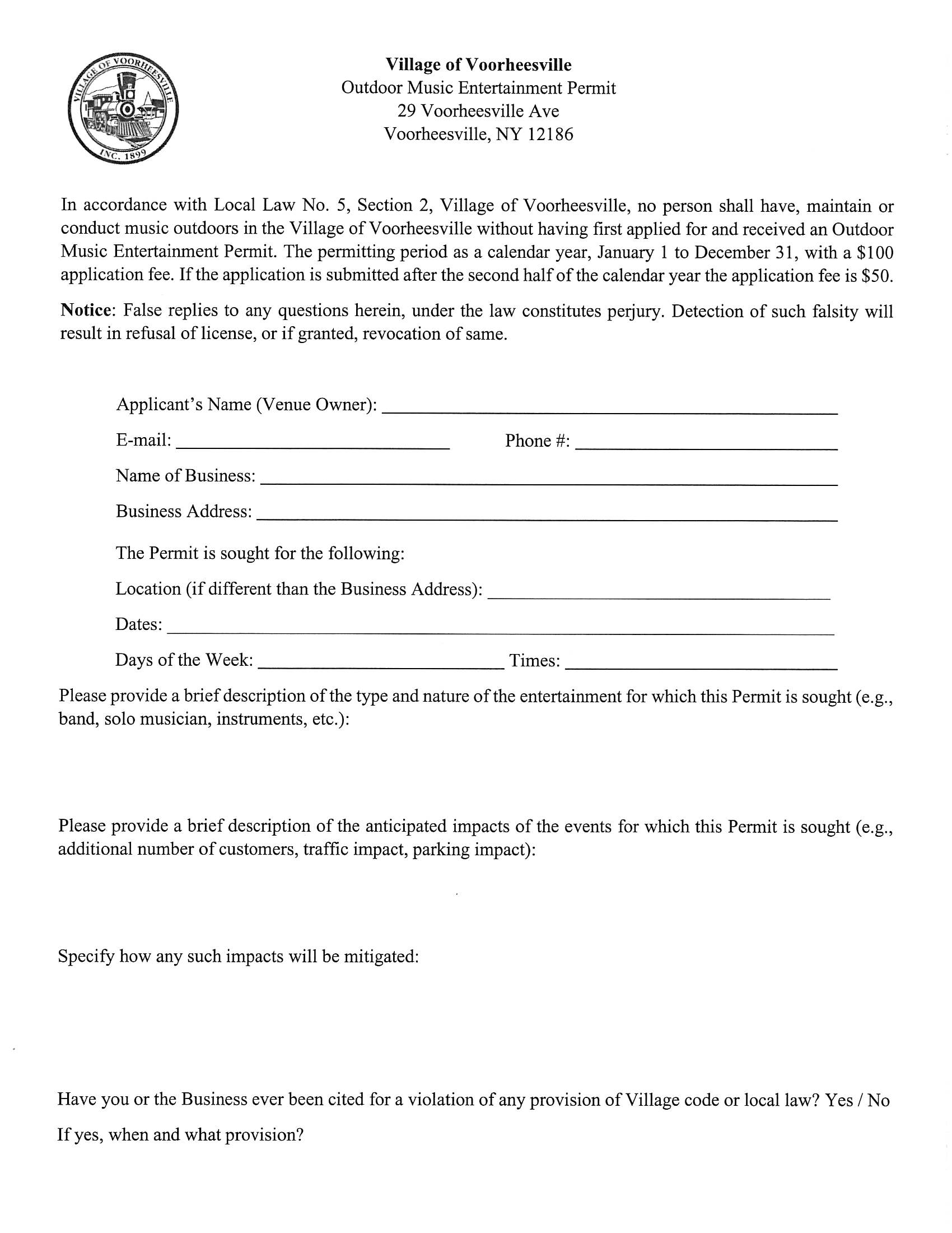 Outdoor Music Permit Pg 1