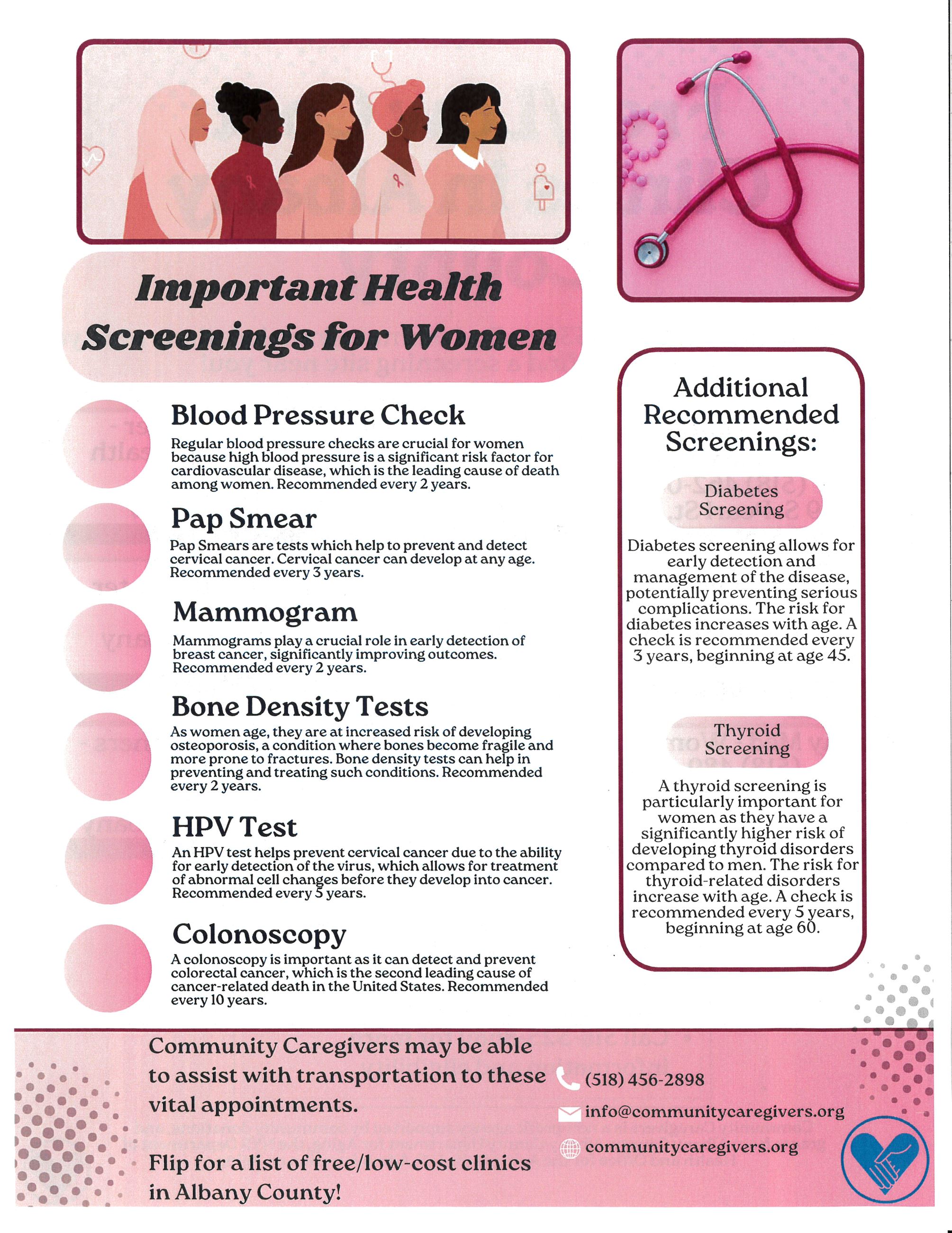 Free Screenings